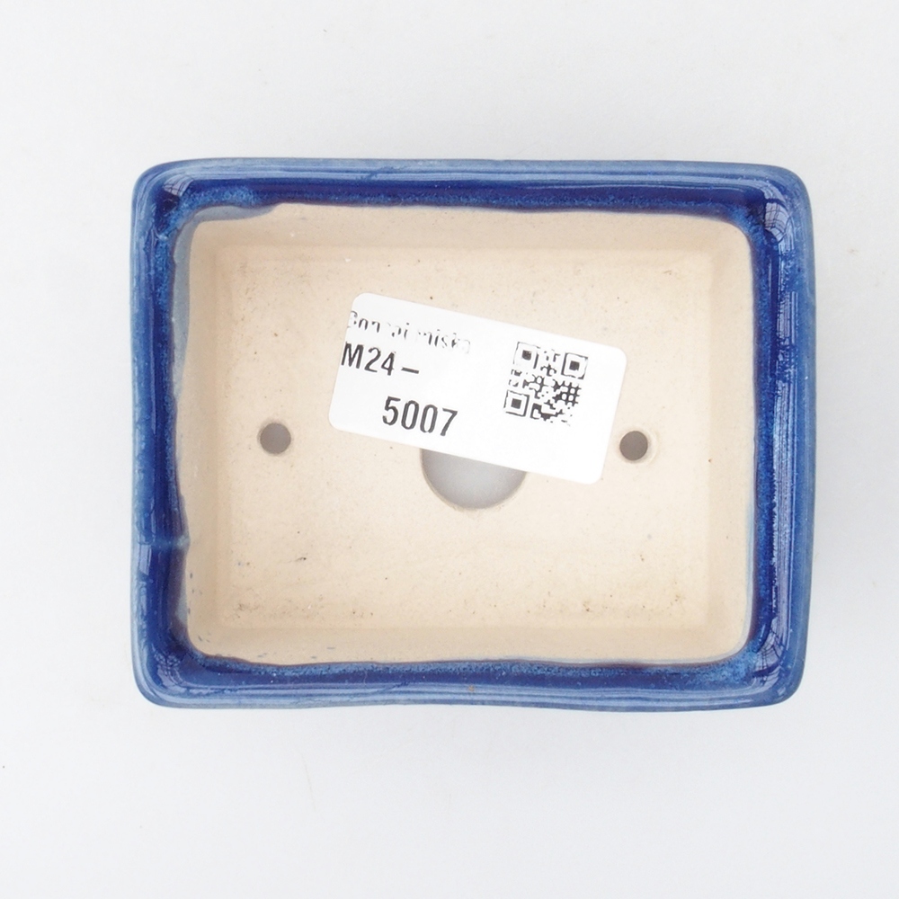 Mini bonsai bowl 8 x 7 x 3,5 cm, color blue