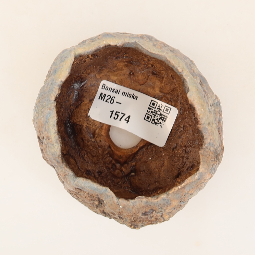 Ceramic Eggshell  6 x 5.5 x 5.5 cm, blue