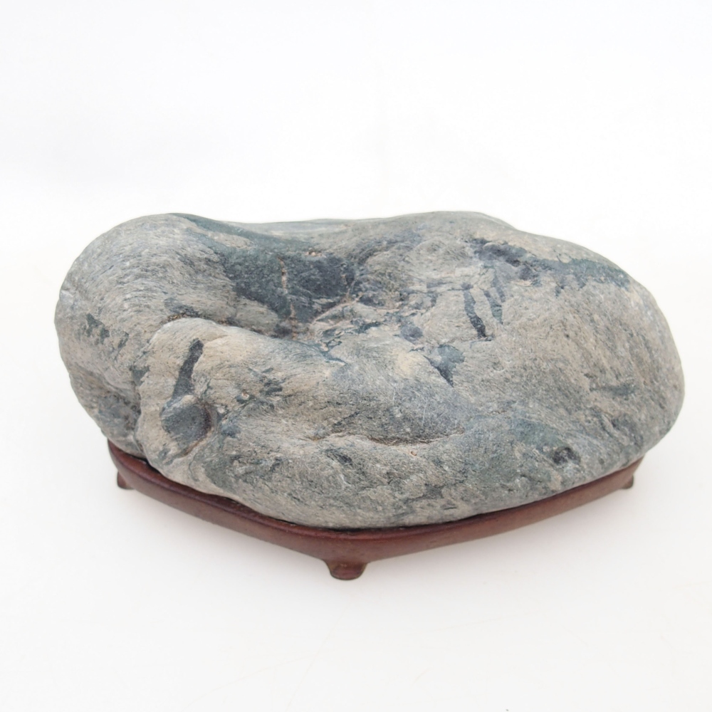 Suiseki - Stone with DAI (wooden pad)