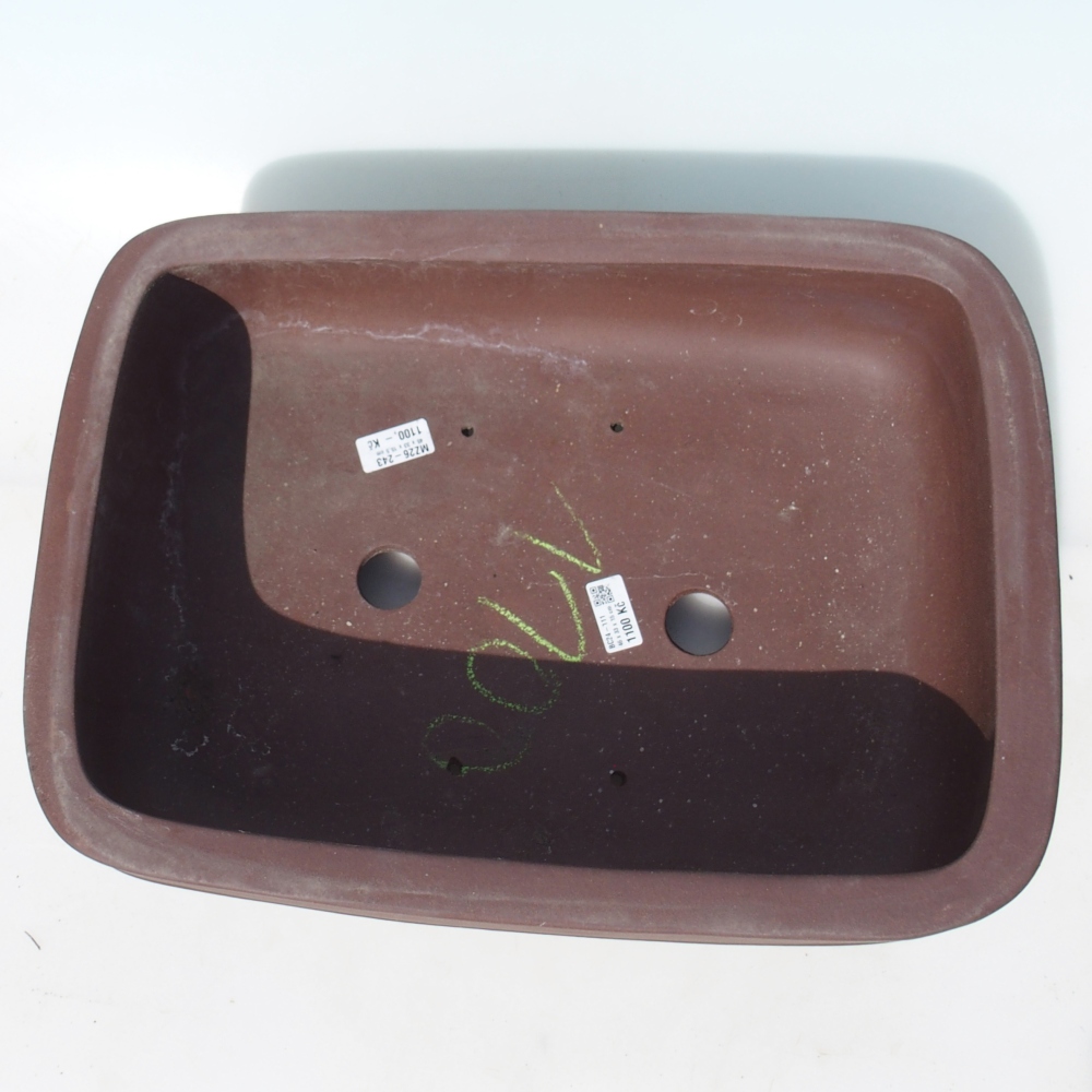 Bonsai bowl 45 x 33 x 15,5 cm - brown
