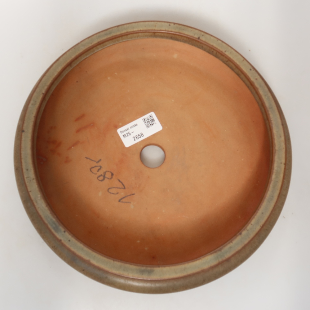 Ceramic Shell 23 x 23 x 7 cm , colour brown