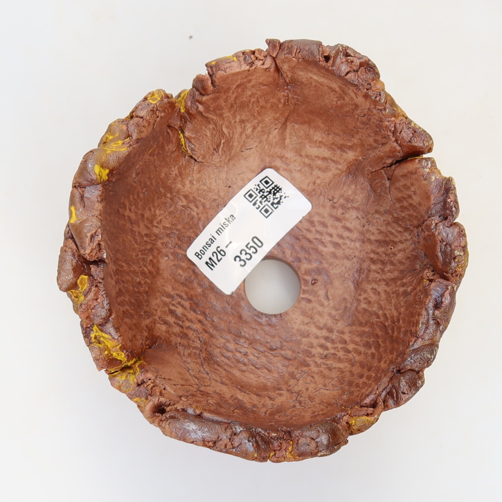 Ceramic Shell  11 x 10 x 7 cm, yellow