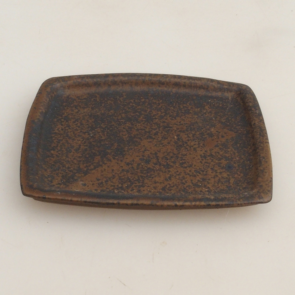 Ceramic bowl H11 - 11.5 x 9.5 x 1 cm - brown