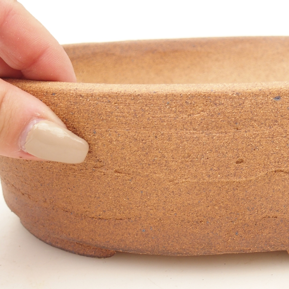 Bonsai bowl 20 x 16 x 6,5 cm , colour brown