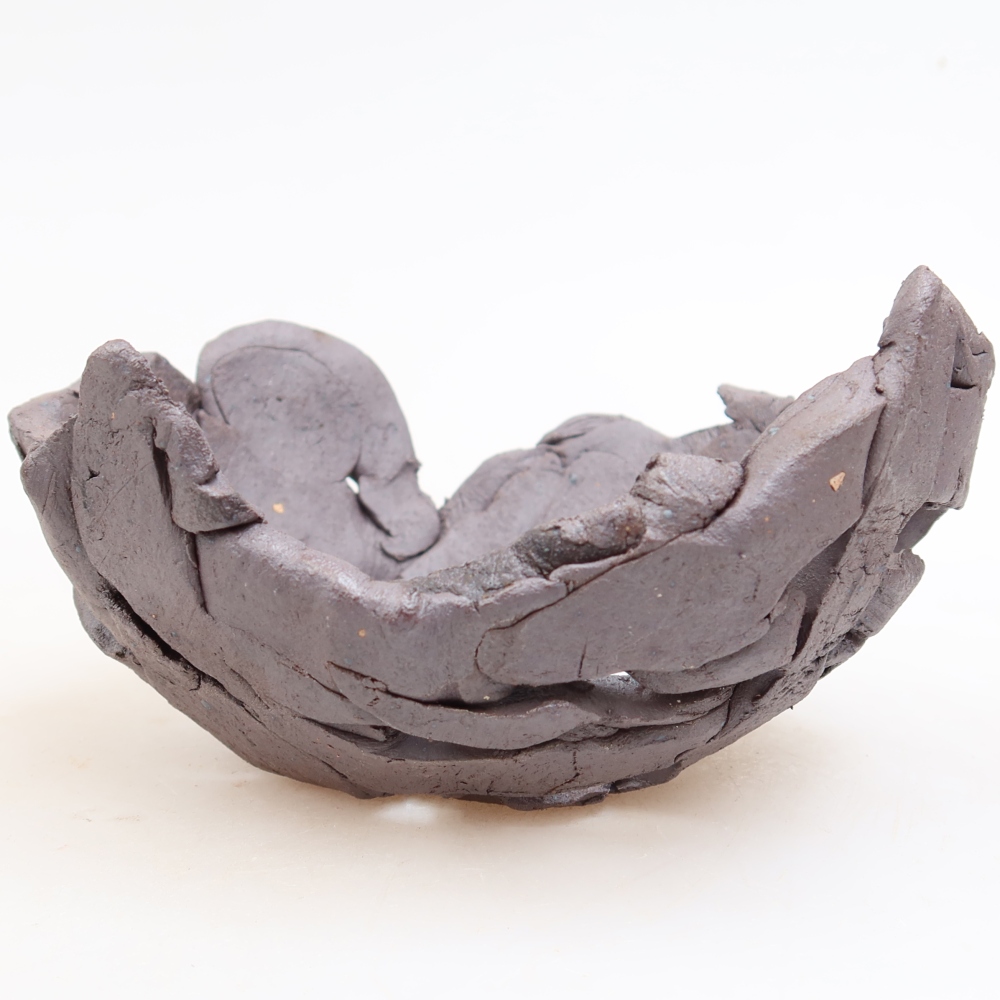 Ceramic Shell  13.5 x 13.5 x 7 cm, metallic color