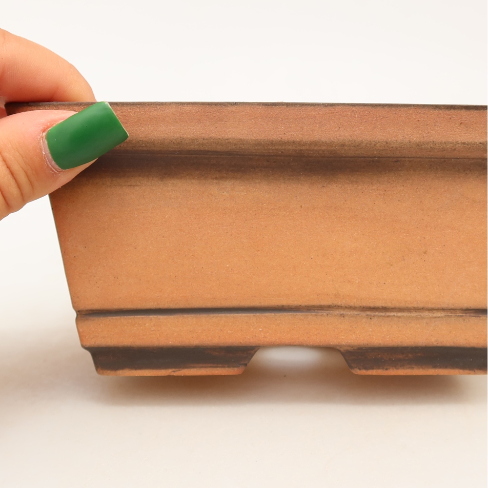 Ceramic Bowl  14.5 x 12.5 x 7 cm, brick red