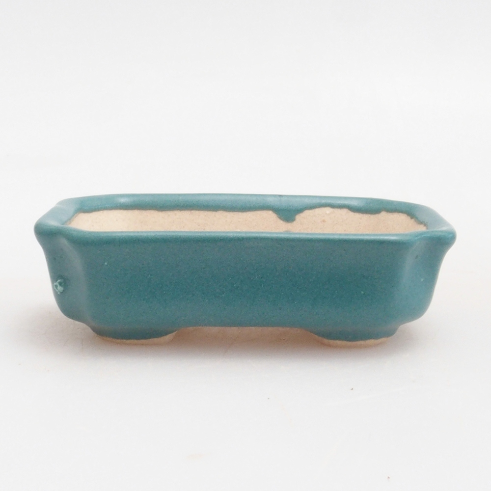 Ceramic bonsai bowl 5,5 x 4 x 1,5 cm, color blue