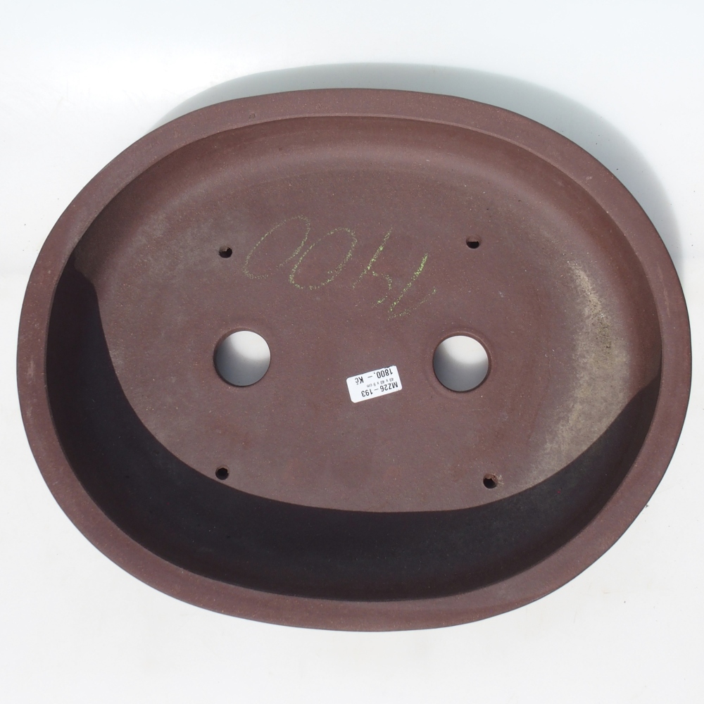 Bonsai bowl 49 x 40 x 9 cm - brown