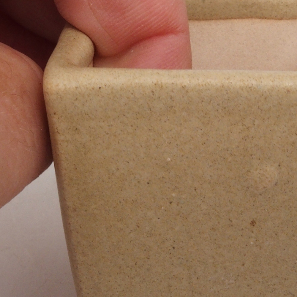 Mini bonsai bowl 5 x 5 x 5 cm, color brown