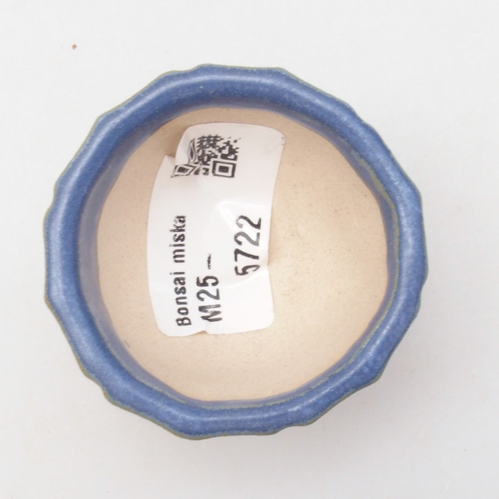 Mini bonsai bowl 5 x 5 x 3 cm, color blue