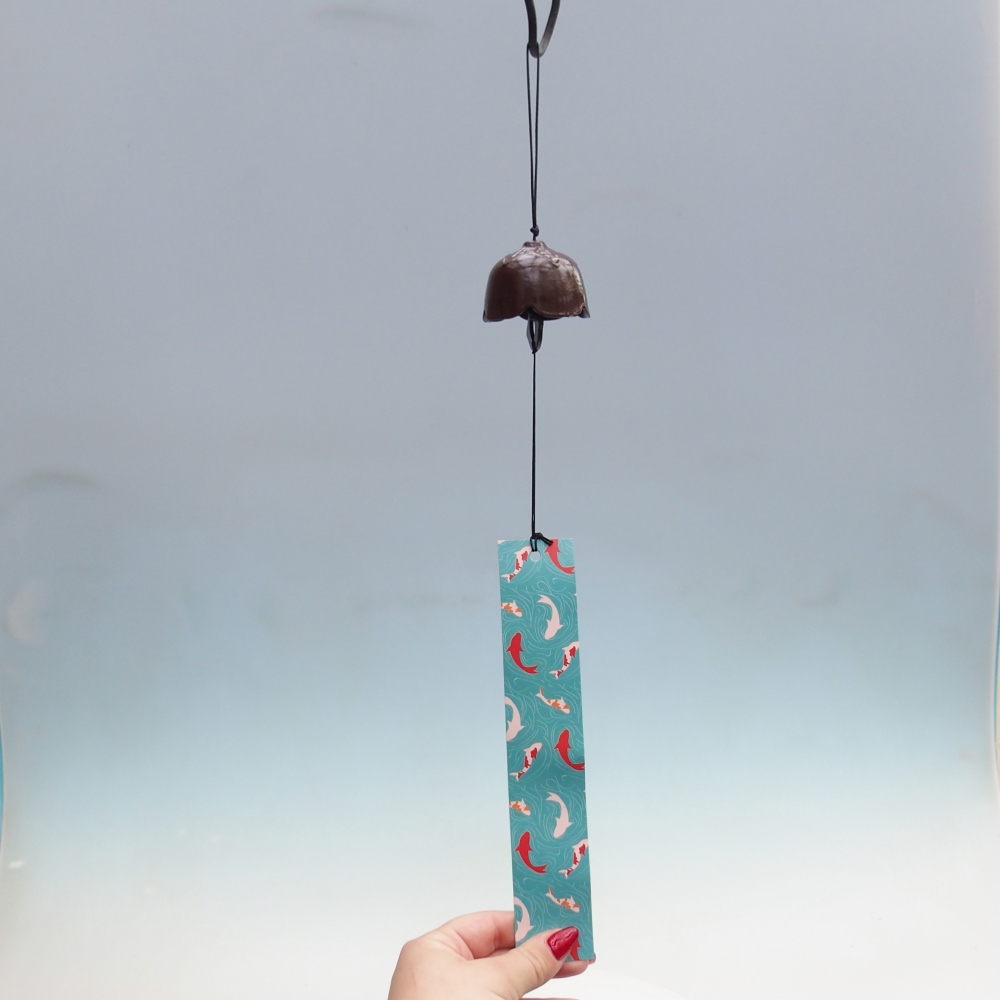 Metal wind chime, brown