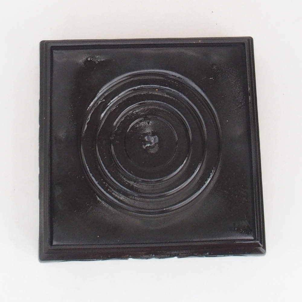Bonsai table plastic square 14,5 x 14,5 x 5  cm, color black