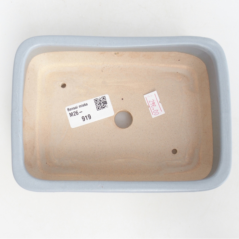 Ceramic bonsai bowl 16,5 x 12 x 5,5 cm, colour blue