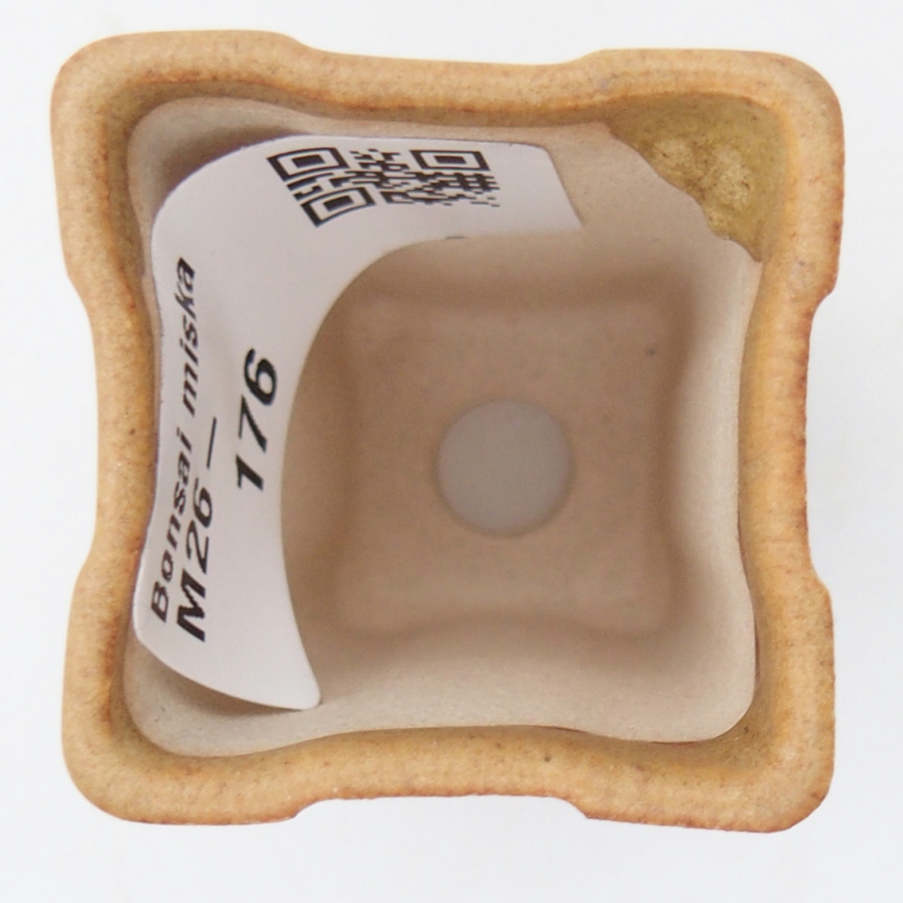 Mini bonsai bowl 3,5 x 3,5 x 5,5 cm, brown
