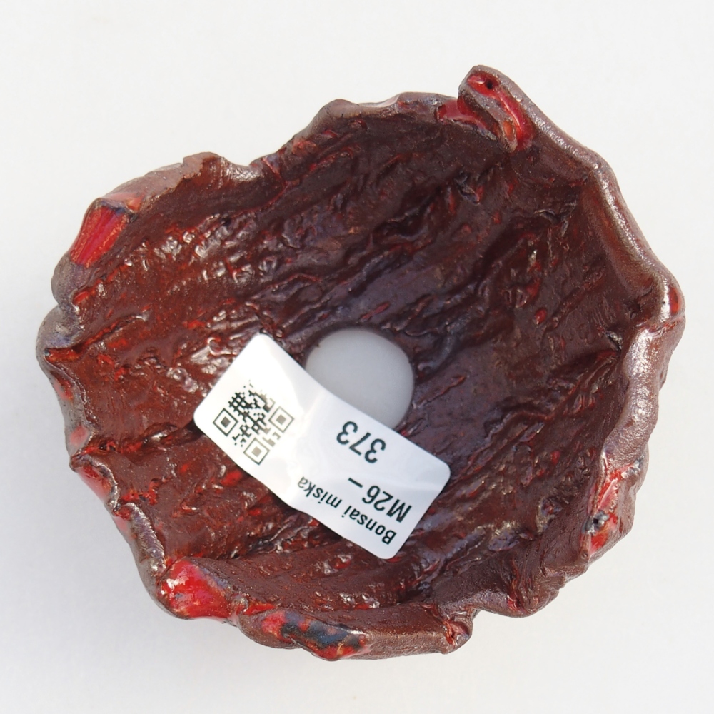 Ceramic Shell 8 x 8 x 5,5 cm , colour brown