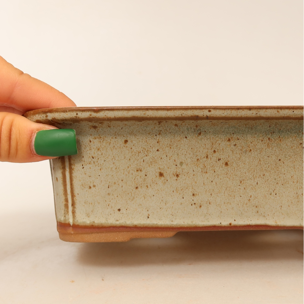 Ceramic Bowl, 20 x 15.5 x 5.5 cm, beige