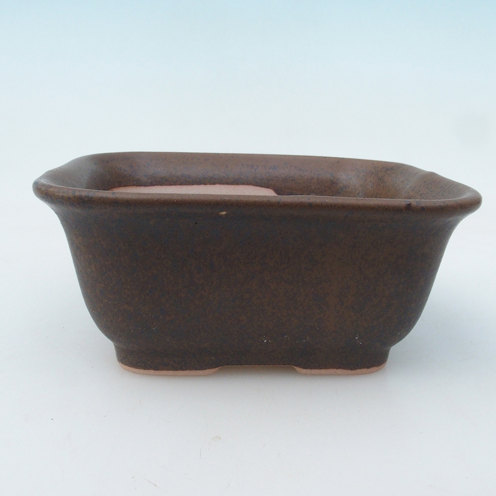 Bonsai bowl + saucer H01 - 12x9x5 cm