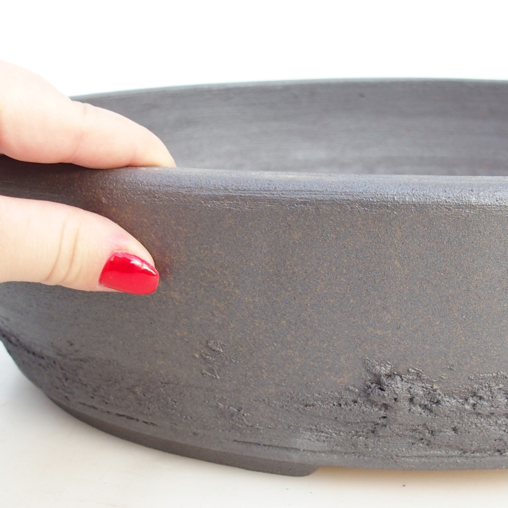 Bonsai bowl 39 x 31,5 x 9,5 cm , colour brown