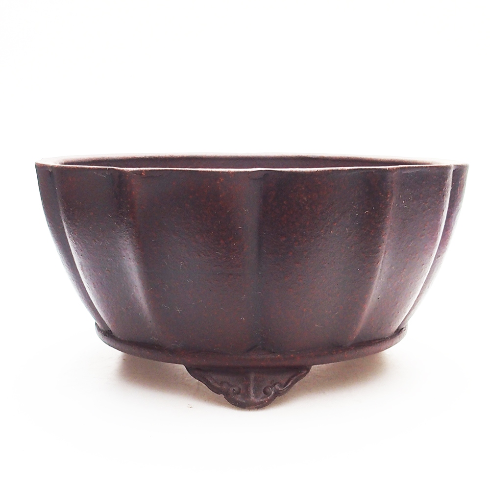 Bowl 19 x 19 x 9,5 cm brown-red