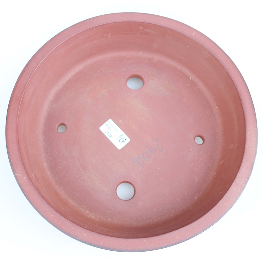 Ceramic Bowl  30.5 x 30.5 x 7 cm, brick red