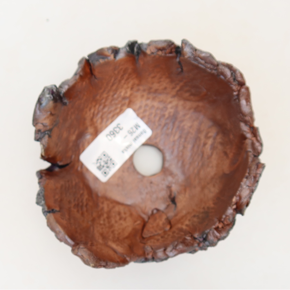Ceramic Shell, 11 x 11 x 7 cm, brown