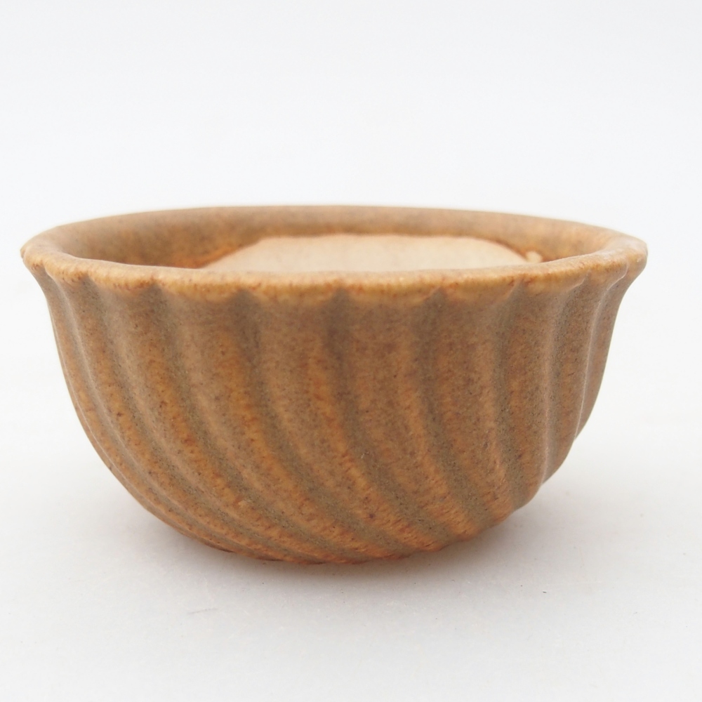 Mini bonsai bowl 5,5 x 5,5 x 3 cm, brown