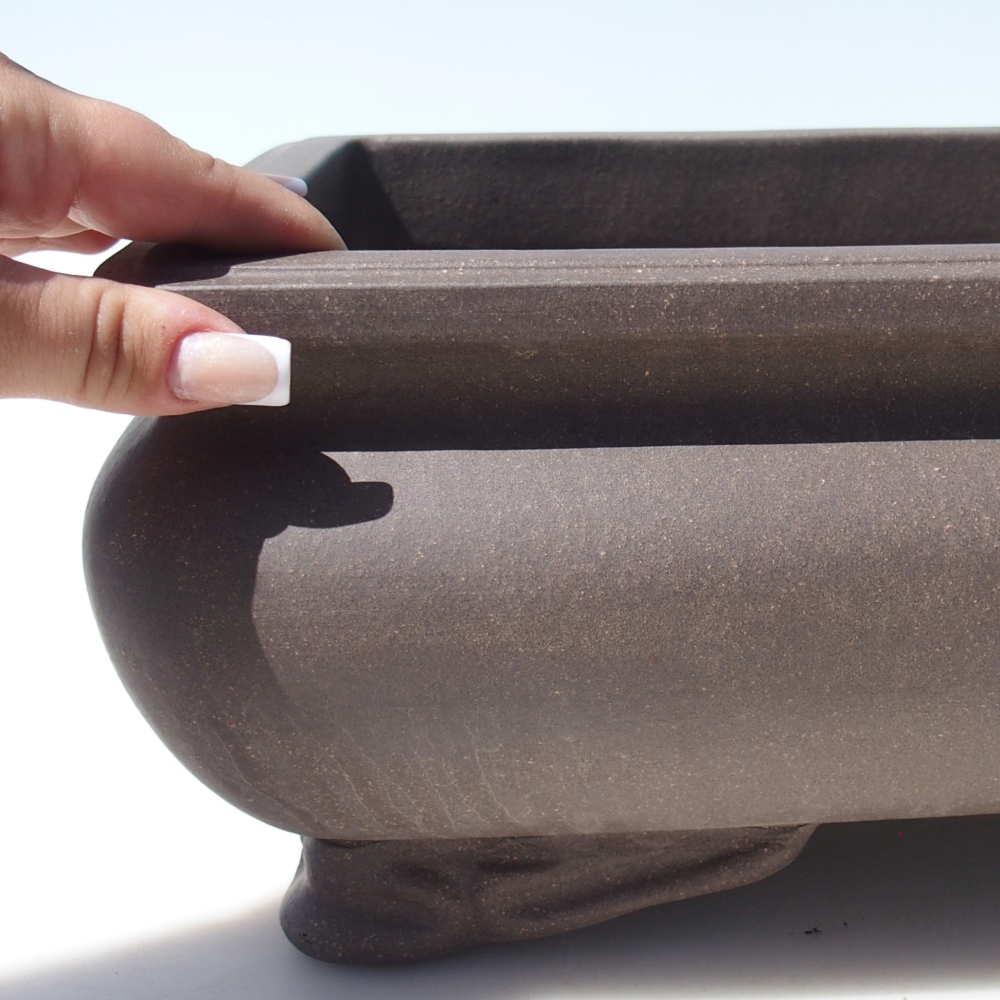 Bowl 41 x 27,5 x 15 cm grey - PERSONAL COLLECTION OR PALLET TRANSPORT ONLY