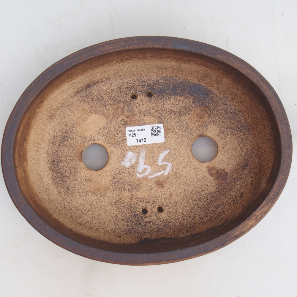 Bonsai bowl 27,5 x 21,5 x 7,5 cm , colour brown
