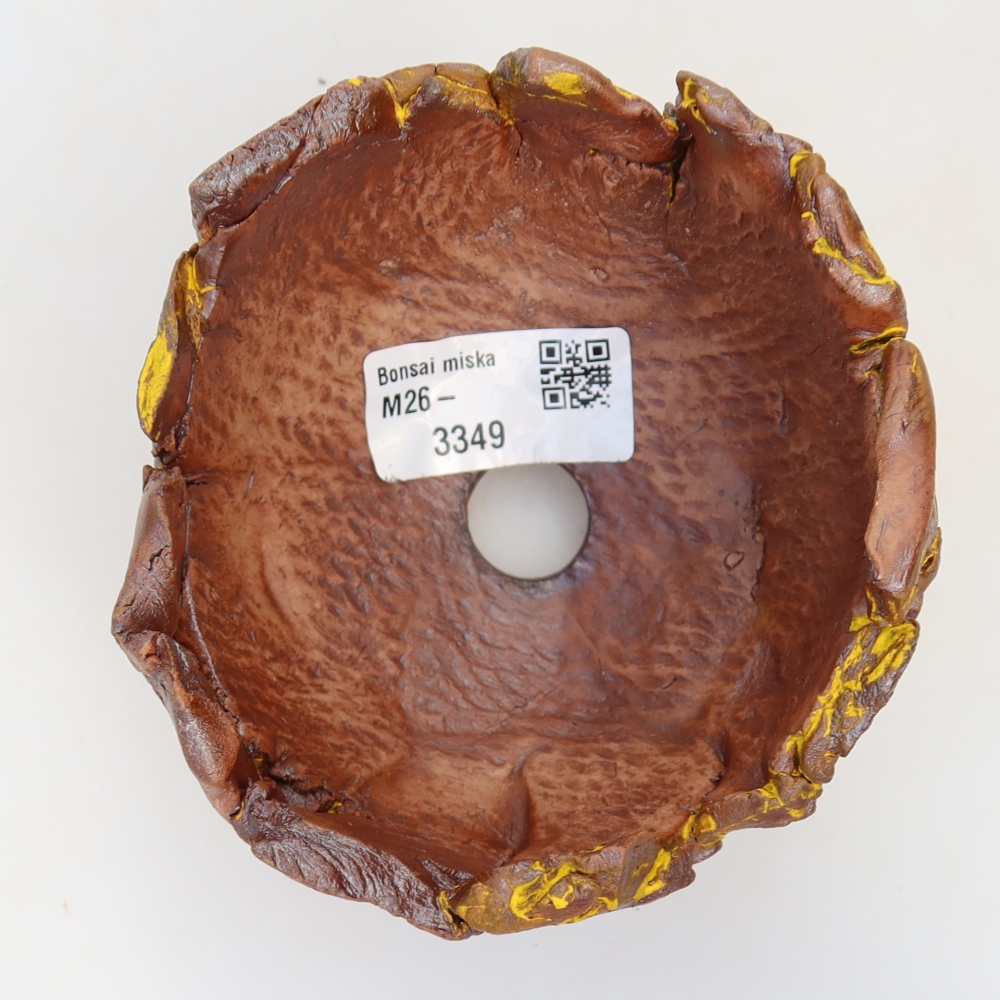 Ceramic Shell, 11 x 10 x 7 cm, yellow