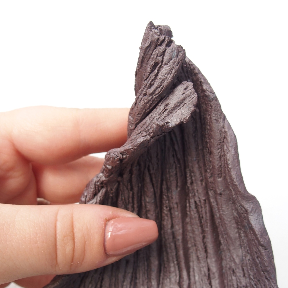 Ceramic Shell 8,5 x 7,5 x 11,5 cm , metallic colour