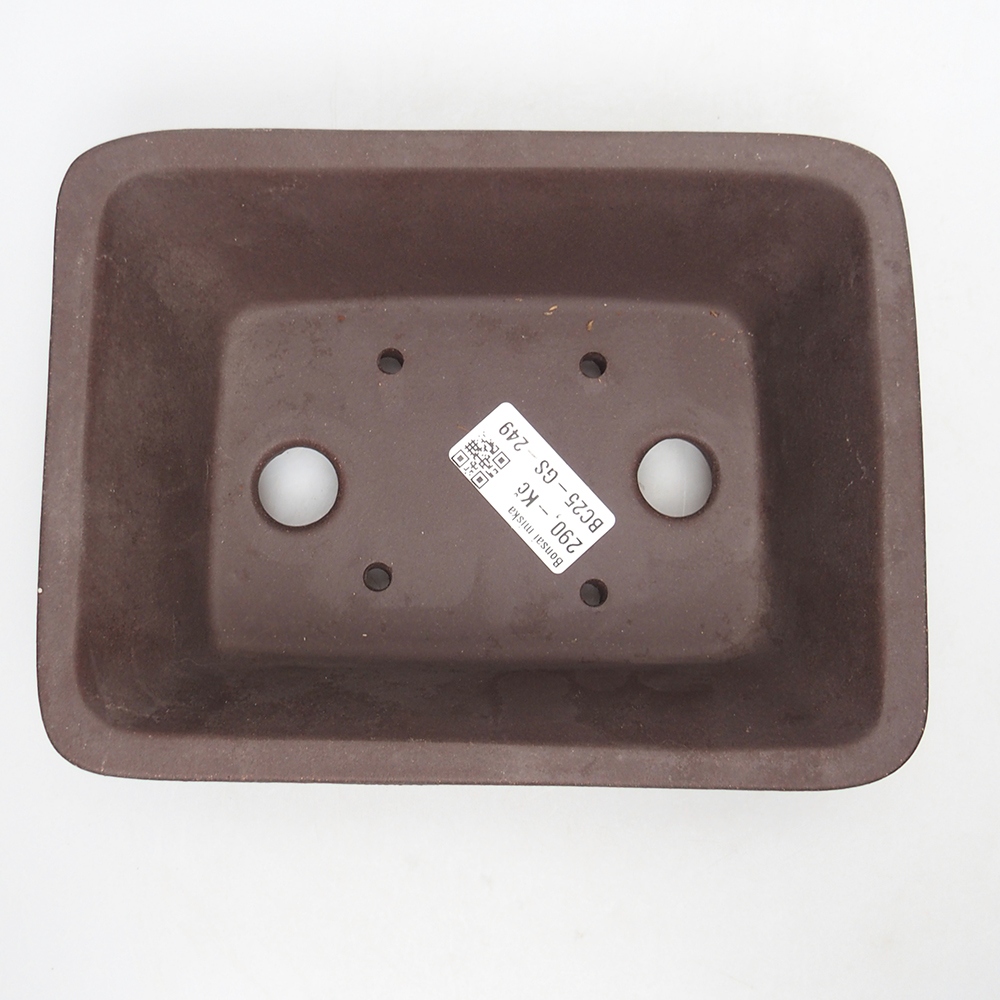 Bowl 19 x 14 x 6 cm brown