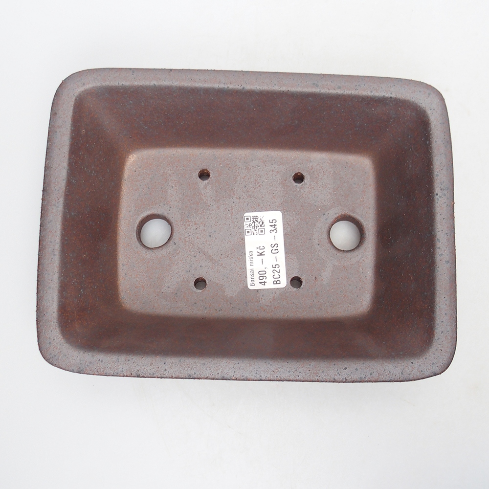 Bowl 19 x 15 x 6 cm brown