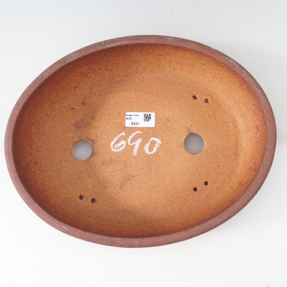 Bonsai bowl 33,5 x 26 x 8,5 cm , metal colour