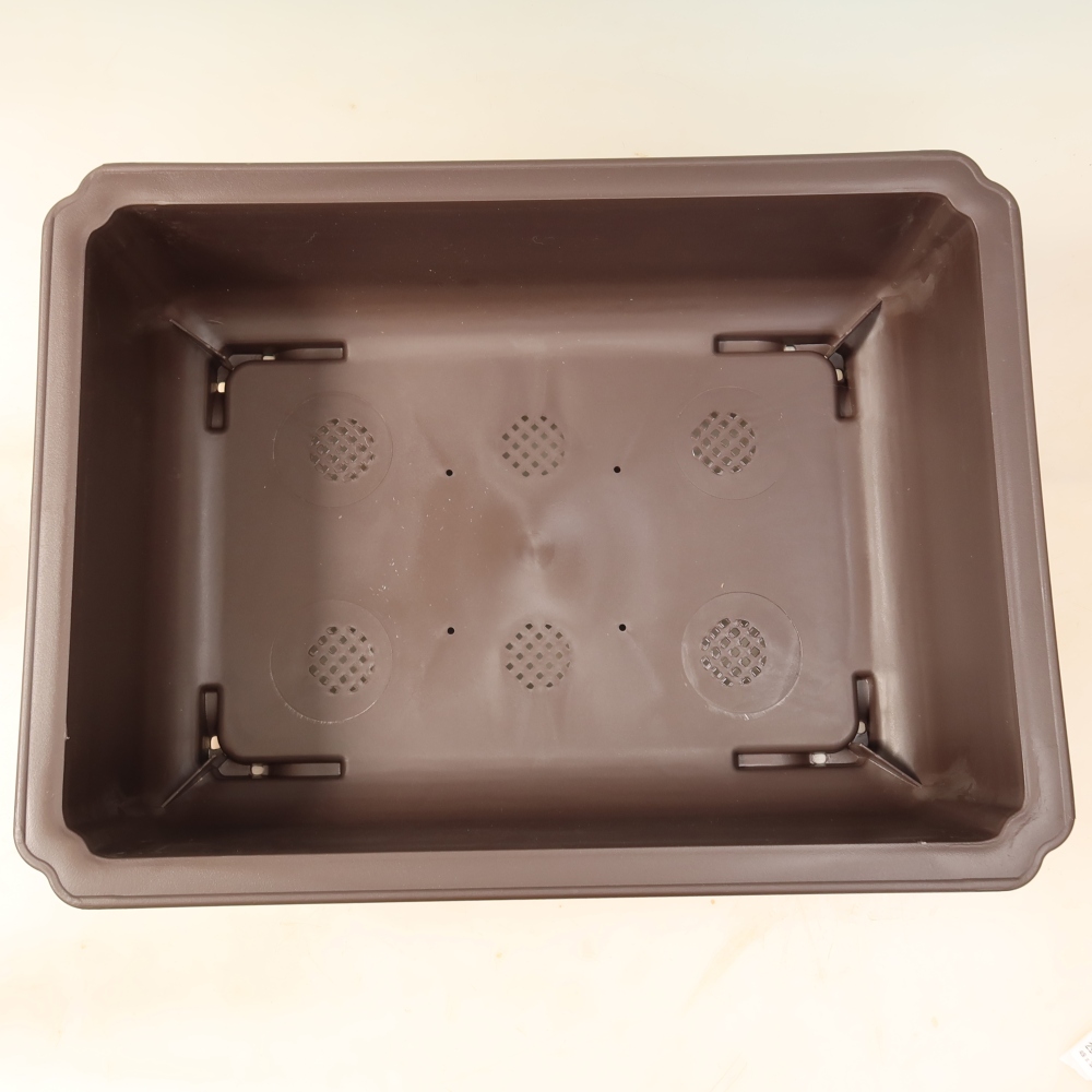 MP-35 Brown Plastic Bonsai Pot - 49 x 36 x 14.5 cm 