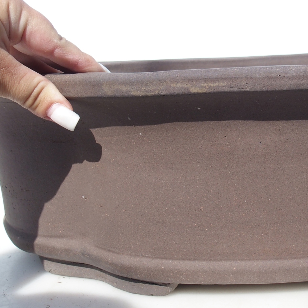 Bonsai bowl 53 x 38 x 14 cm - brown