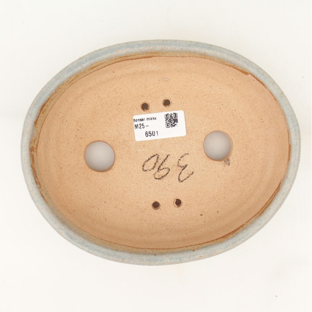 Bonsai bowl 19,5 x 15,5 x 6 cm , colour blue