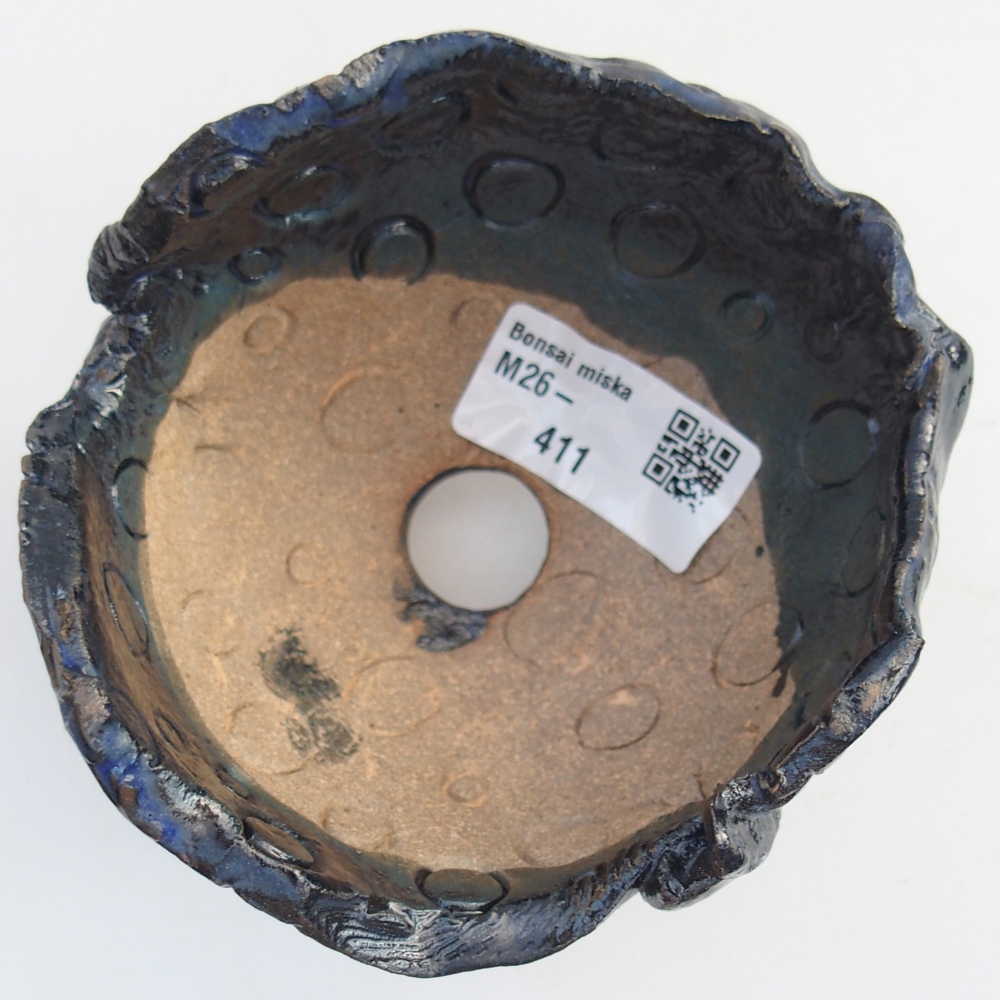 Ceramic Shell 10 x 9,5 x 8 cm , colour blue