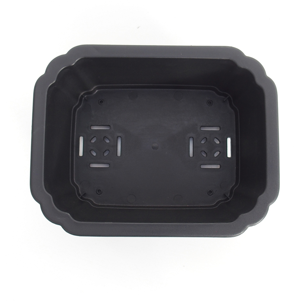 Plastic bowl MP-17 - 24 x 18,5 x 8,5 cm black