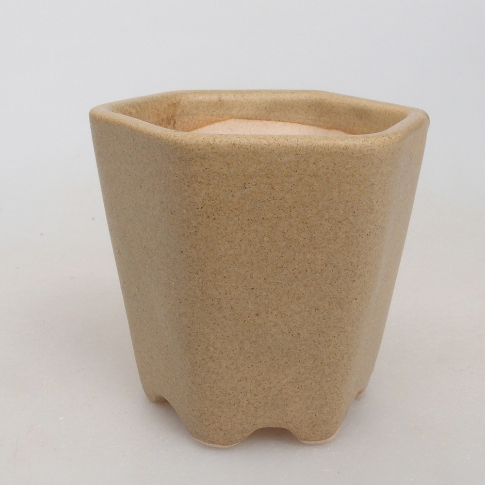 Mini bonsai bowl 5 x 5 x 5 cm, color brown