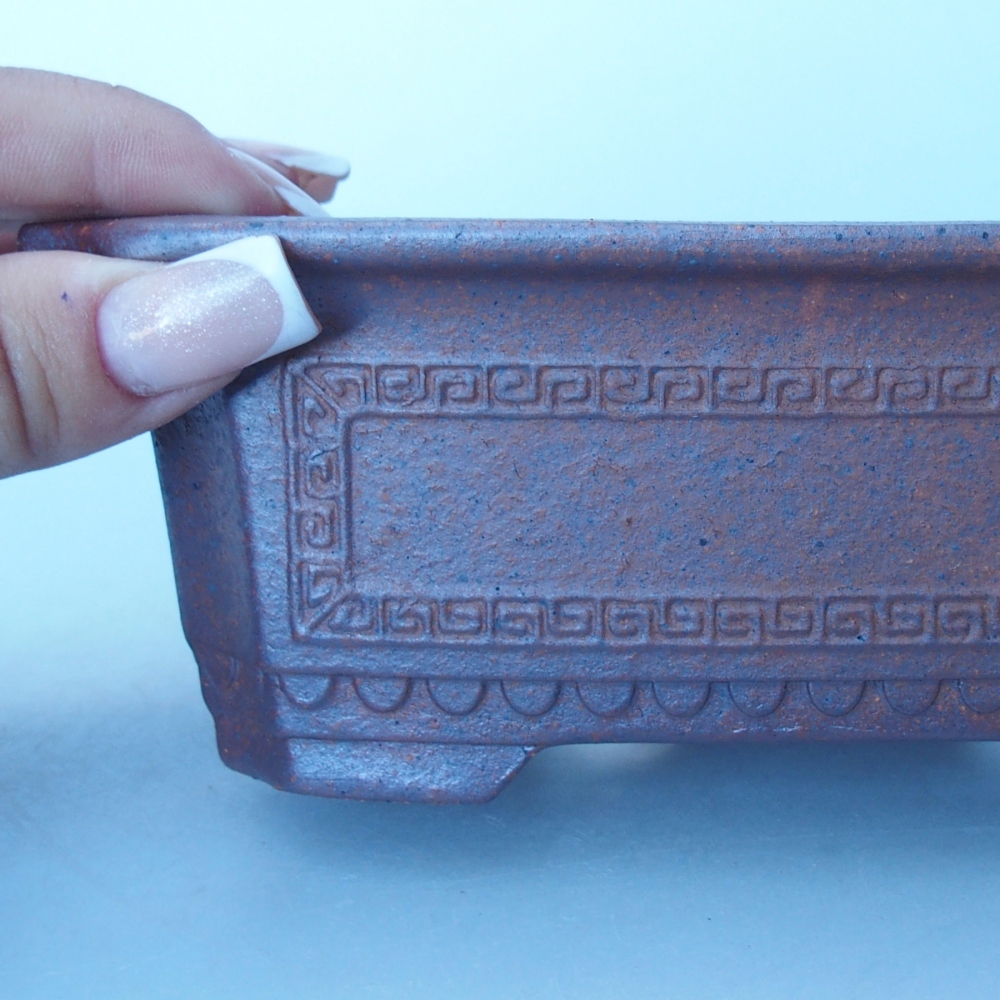 Bowl 16 x 11 x 6 cm brown