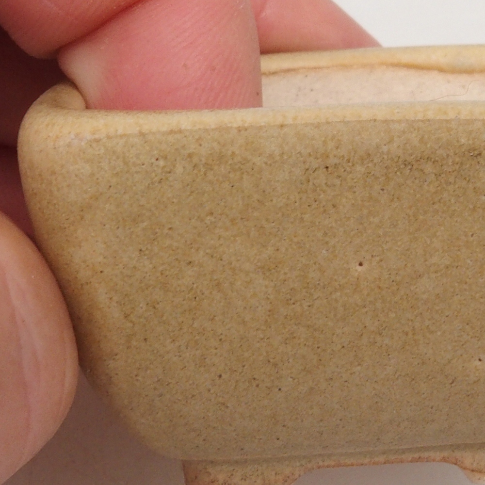 Mini bonsai bowl 4,5 x 4,5 x 3 cm, color brown