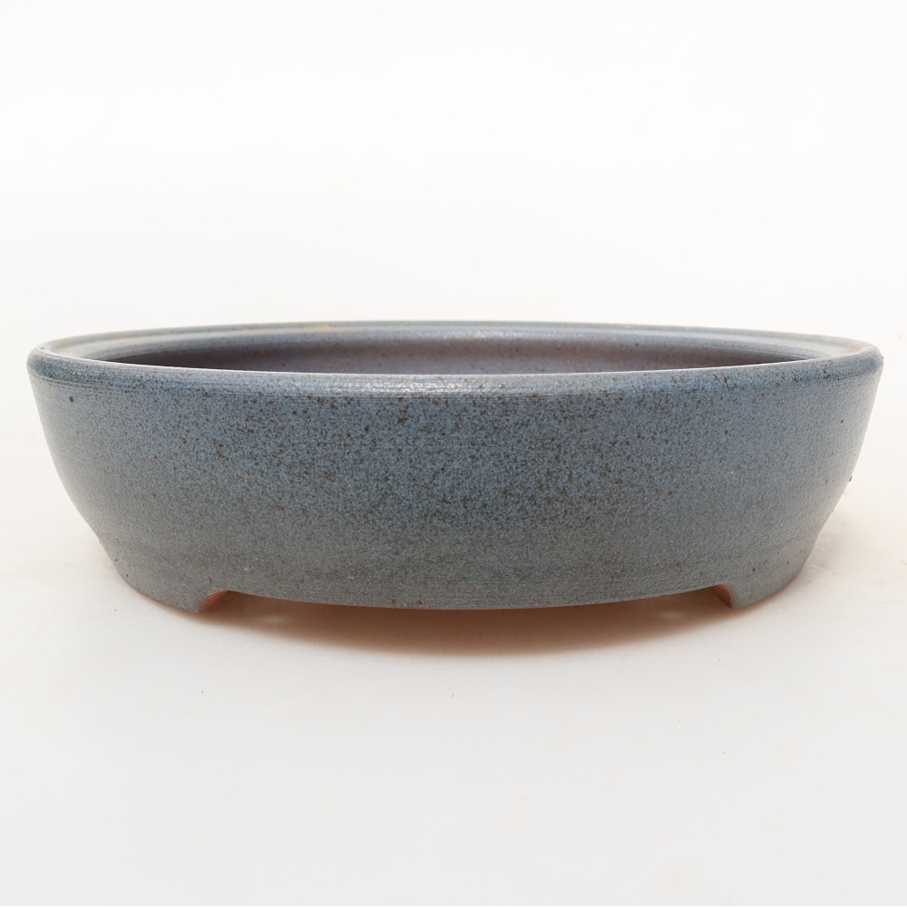 Ceramic Shell  19.5 x 19.5 x 5 cm, blue