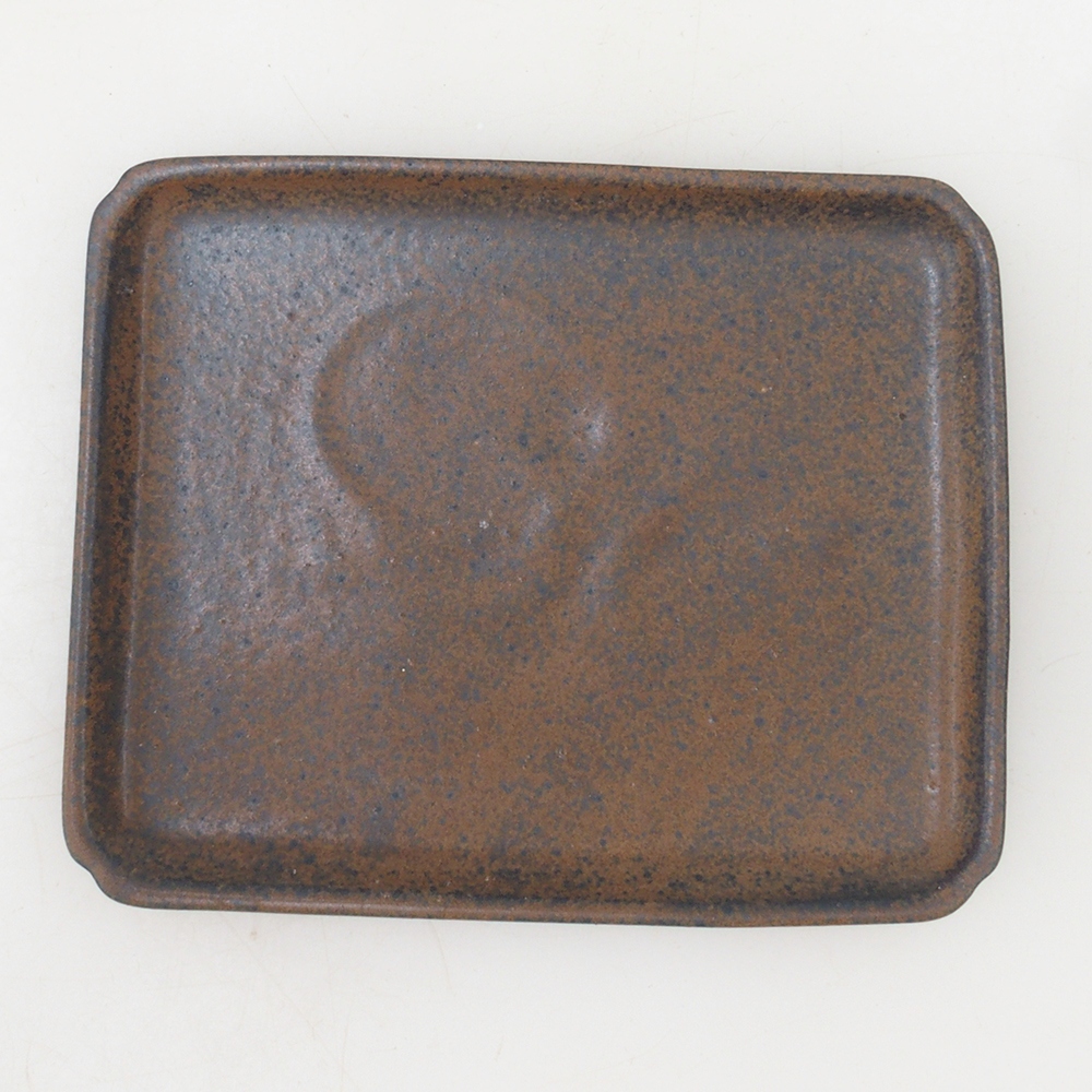 Bonsai bowl rectangle D5-M - 12.5 x 10.5 x 1 cm