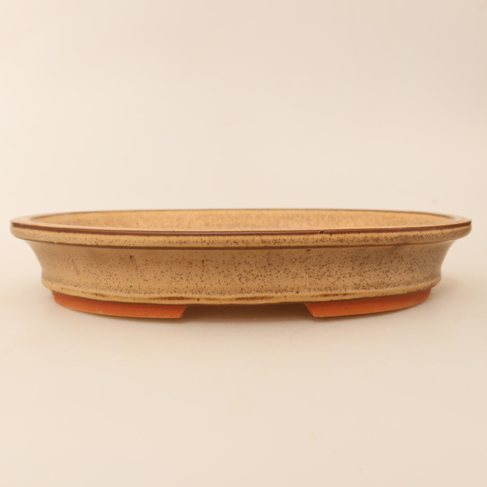 Ceramic Bowl  21 x 14.5 x 3.5 cm, beige