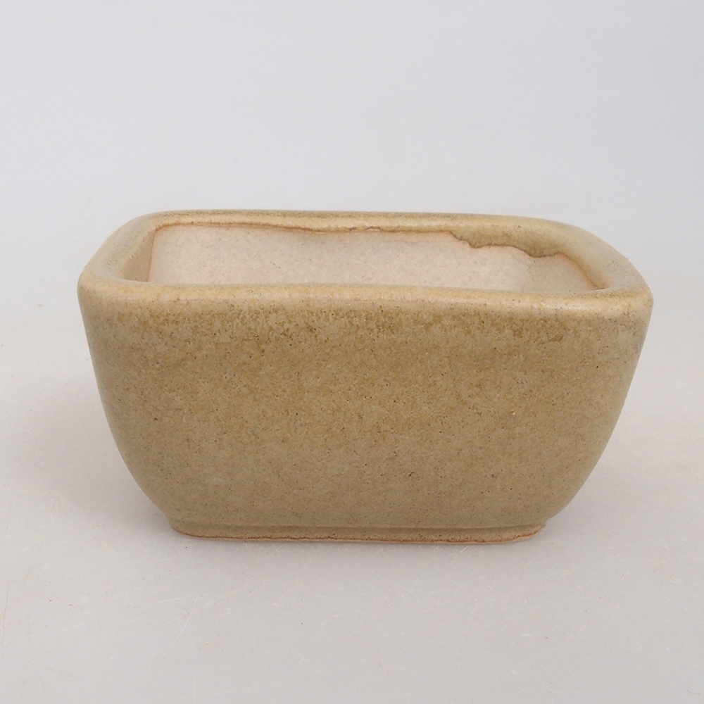 Mini bonsai bowl 5,5 x 4,5 x 2,5 cm, color brown