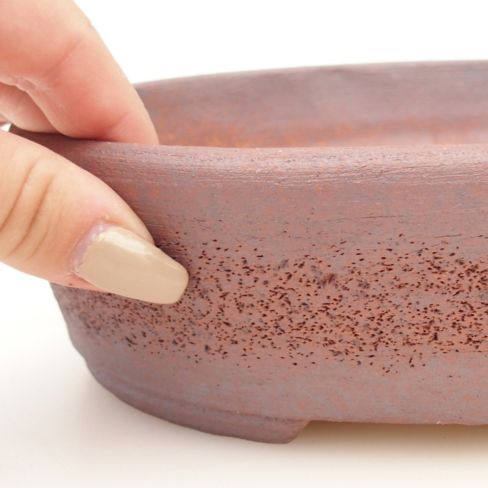 Bonsai bowl 19,5 x 16 x 6 cm , metal colour