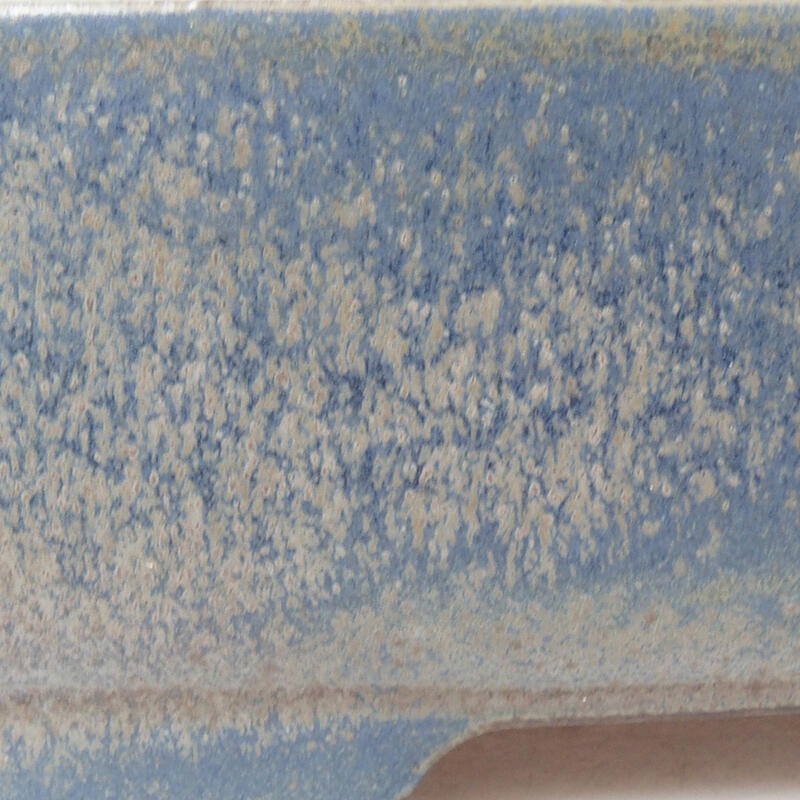 Ceramic bonsai bowl 15 x 12 x 5.5 cm, color blue