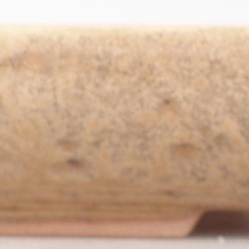 Ceramic bonsai bowl 17 x 13.5 x 3.5 cm, color beige