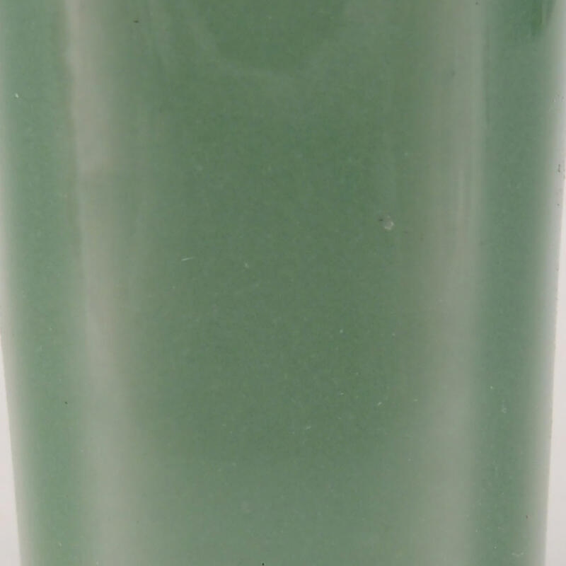 Ceramic bonsai bowl 2.5 x 2.5 x 4.5 cm, color green
