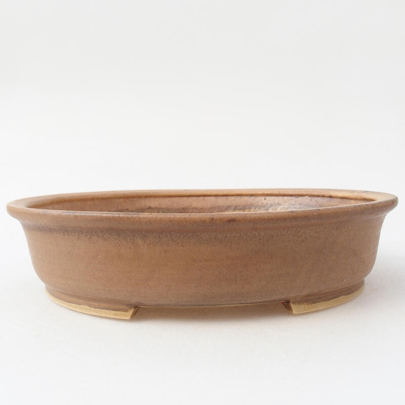 Ceramic bonsai bowl 21 x 19 x 5 cm, color pink